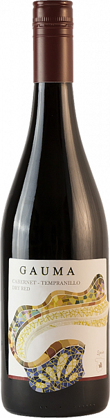 Вино Gauma Cabernet-Tempranillo Dry Bodegas del Saz, 0.75 л