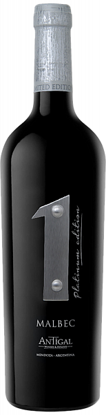 Вино Uno Malbec Platinum Edition Mendoza Antigal, 0.75 л