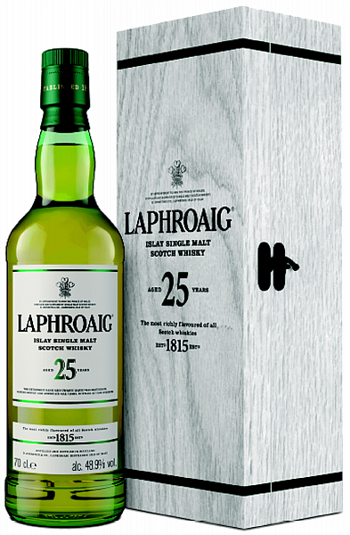 Laphroaig 25 y.o. Islay Single Malt Scotch Whisky (gift box), 0.7 л