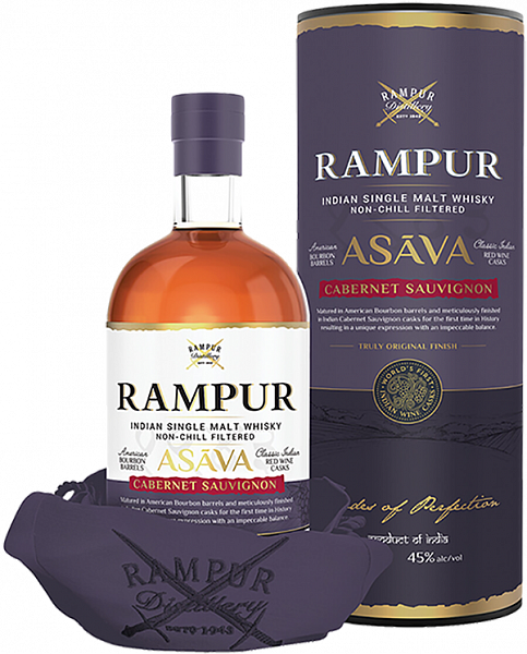 Виски Rampur Asava Indian Single Malt Whisky (gift box), 0.7 л