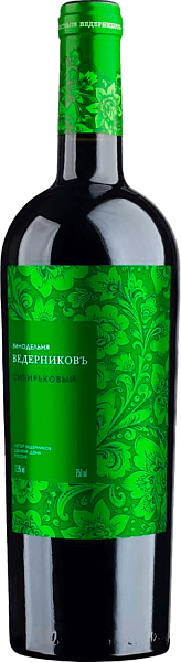 Вино Sibirkovy Don Valley Vinodelnya Vedernikov, 0.75 л