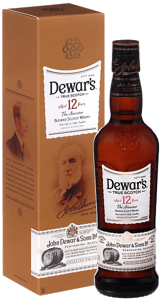 Виски Dewar's Special Reserve 12 y.o. Blended Scotch Whiskey (gift box), 0.5 л