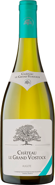 Вино Chateau le Grand Vostock Aligote Kuban. Krymsk, 0.75 л