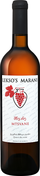 Lekso's Marani Mtsvane Qvevri Batono, 0.75 л