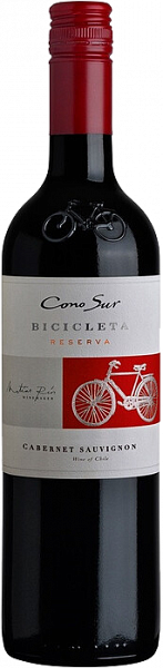 Чилийское вино Bicicleta Cabernet Sauvignon Cono Sur, 0.75 л