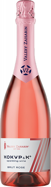 Розовое игристое вино Kokur & Ko Brut Rose Valery Zaharin Crimea, 0.75 л