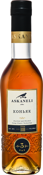 Коньяк Askaneli 3 y.o., 0.25 л