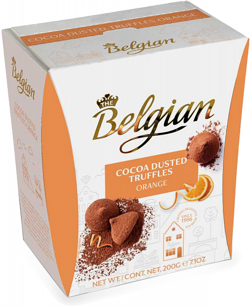 The Belgian Cocoa Dusted Truffles Orange, 0.2 л