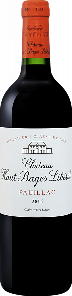 Вино Chateau Haut-Bages Liberal Pauillac AOC , 0.75 л
