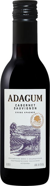 Adagum Cabernet Sauvignon Kuban’, 0.187 л