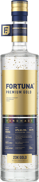 Водка Fortuna Premium Gold, 0.7 л