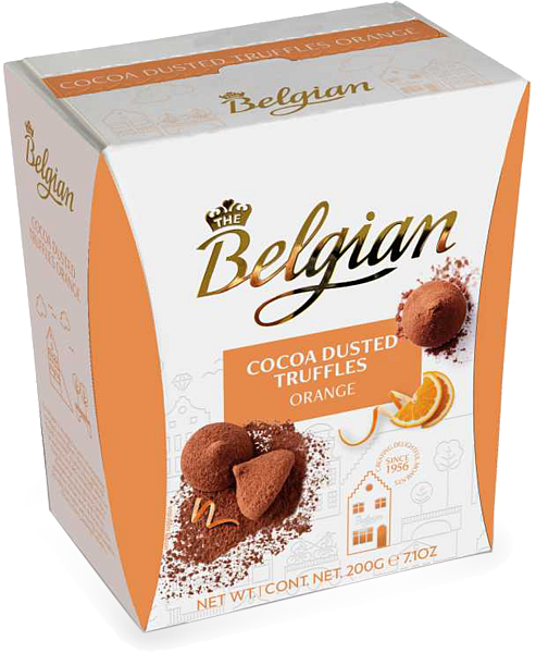 The Belgian Cocoa Dusted Truffles Orange, 0.2 л