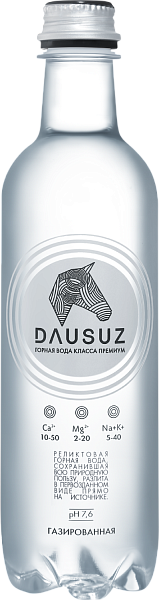 Вода Dausuz Sparkling Water, 0.5 л