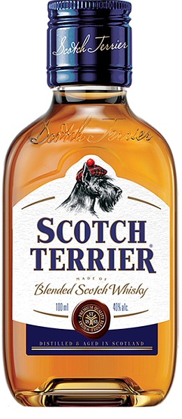 Виски Scotch Terrier Blended Malt Whiskey, 0.1 л в Перми