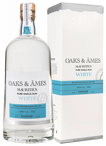 Ром Oaks & Ames Pure Single Rum White (gift box), 0.7 л