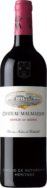 Вино Chateau Malmaison Baronne Nadine de Rothschild Moulis-en-Medoc AOC , 0.75 л