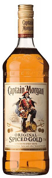 Ром Captain Morgan Spiced Gold Spirit Drink , 1 л
