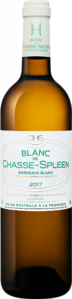 Вино Blanc de Chasse-Spleen Bordeaux AOC Chateau Chasse-Spleen, 0.75 л