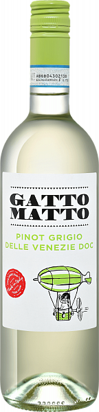 Gatto Matto Pinot Grigio Delle Venezie DOC Villa Degli Olmi, 0.75 л