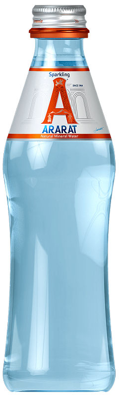 Вода газированная минеральная природная питьевая лечебно-столовая Арарат 0.3 л