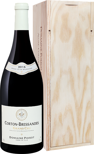 Вино Corton-Bressandes Grand Cru AOC Domaine Poisot Pere & Fils (gift box), 1.5 л