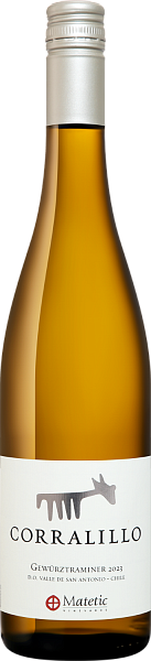 Вино Corralillo Gewurztraminer San Antonio Valley DO Matetic, 0.75 л в Сочи