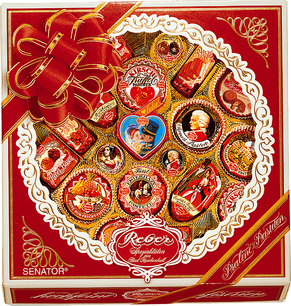 Mozart assorted chocolate candies Reber