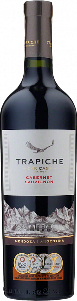 Вино Cabernet Sauvignon Oak Cask Mendoza Trapiche, 0.75 л