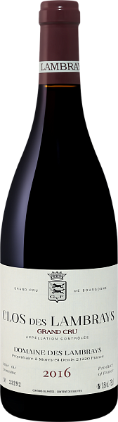 Вино Clos des Lambrays AOC Domaine des Lambrays, 0.75 л