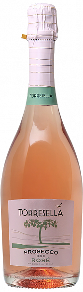 Игристое вино Rose Prosecco DOC Torresella, 0.75 л
