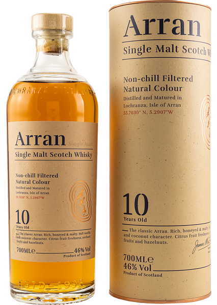 Arran Single Malt Scotch Whisky 10 y.o. (gift box), 0.7 л