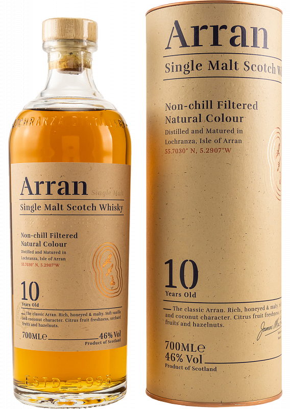 Виски Arran 10 years, 0.7 л. Arran Malt виски 10. Виски Single Malt 10 years. Виски the Arran Malt 10 лет.