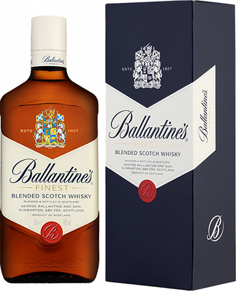 Виски Ballantine's Finest Blended Scotch Whisky (gift box), 1 л