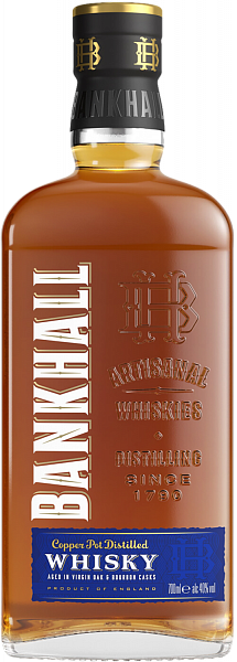 Виски Bankhall Virgin Oak & Bourbon Casks Copper Pot Whisky, 0.7 л