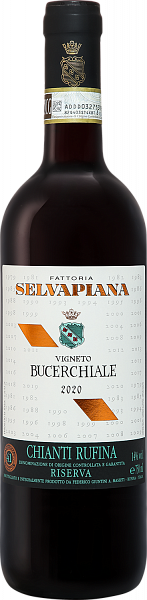 Вино Vigneto Bucerchiale Chianti DOCG Rufina Riserva Fattoria Selvapiana
, 0.75 л