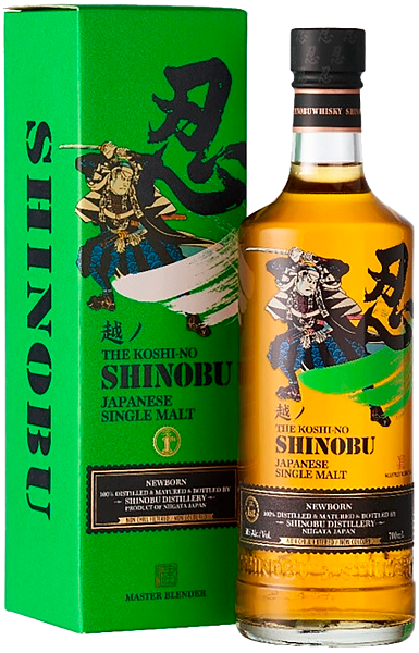 Виски Shinobu Newborn Single Malt Japanese Whisky (gift box), 0.7 л