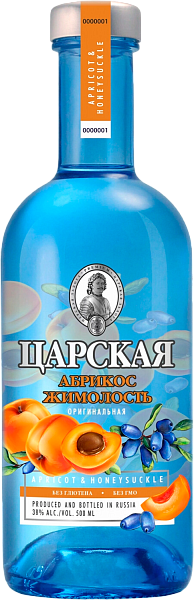 Водка Tsarskaja Original Apricot & Honeysuckle, 0.5 л