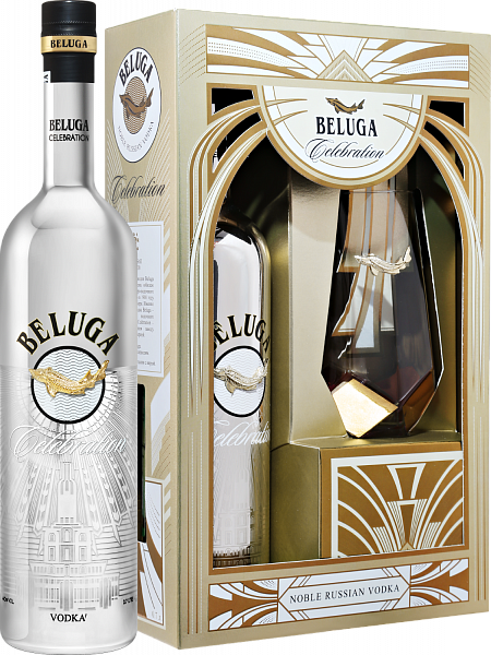 Водка Beluga Noble Celebration (gift box with highball), 0.7 л