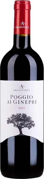 Вино Poggio ai Ginepri Rosso Bolgheri DOC Argentiera, 0.75 л