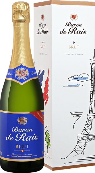 Игристое вино Baron de Rais (gift box), 0.75 л