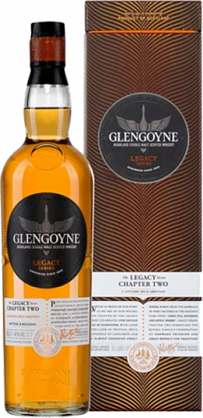 Виски Glengoyne Legacy Chapter Two Highland Single Malt Scotch Whisky (gift box), 0.7 л