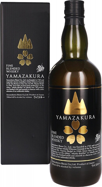 Виски Yamazakura Fine Blended Whisky (gift box), 0.7 л