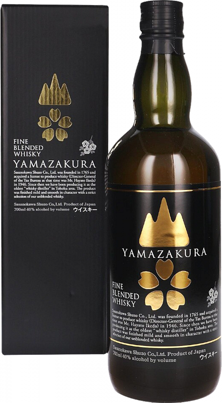 Ямадзакура Файн Блендед купажированный виски в подарочной упаковке 0.7 л