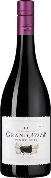 Вино Le Grand Noir Pinot Noir Pays d'Oc IGP Les Celliers Jean d'Alibert, 0.75 л в Саратове