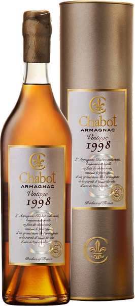 Арманьяк Chabot 1998 (gift box), 0.7 л