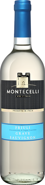 Вино Montecelli Sauvignon Friuli Grave DOC Botter, 0.75 л