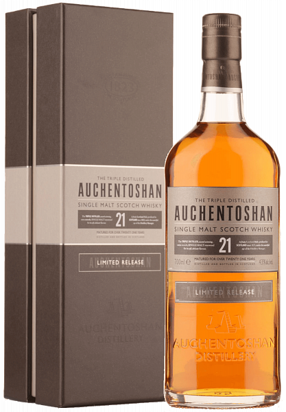 Auchentoshan Single Malt Scotch Whisky 21 y.o. (gift box), 0.7 л