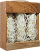 Bourgogne gift box for 3 bottles, oak