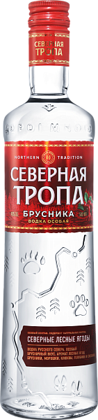 Водка Severnaya Tropa Brusnika, 0.5 л