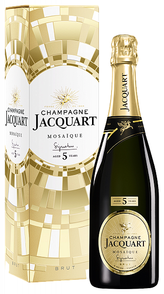 Французское шампанское Jacquart Mosaique Signature Champagne AOC (gift box), 0.75 л